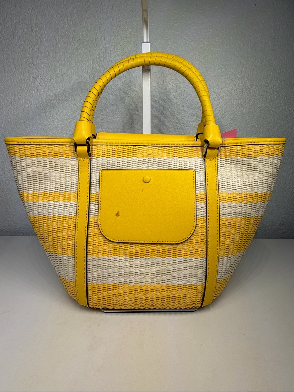 NWT Kate Spade Mango Ice Cruise Medium Woven Tote/ Crossbody - Picture 5 of 12